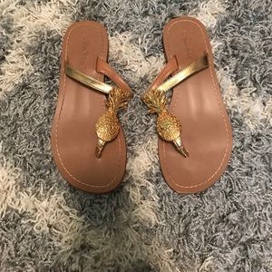 Lilly Pulitzer Pineapple Sandals