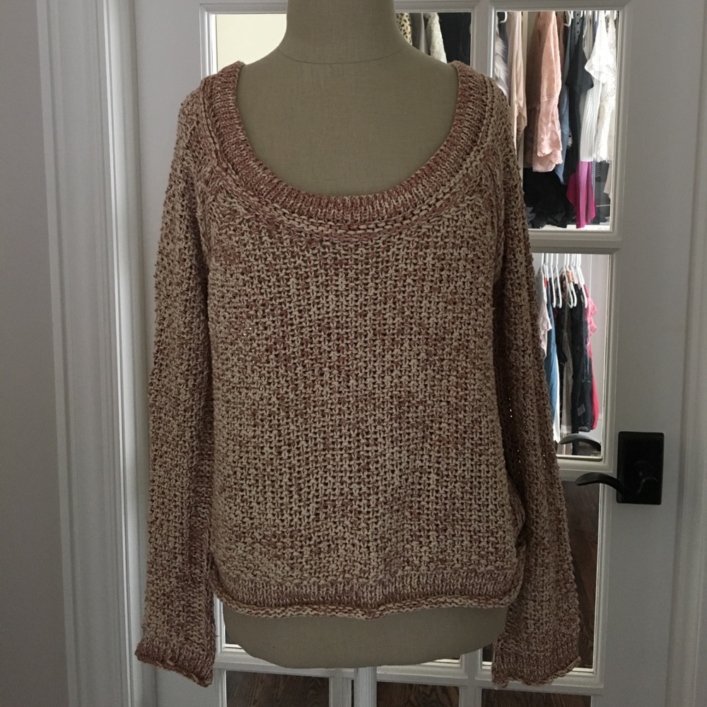 Free People pink sweater