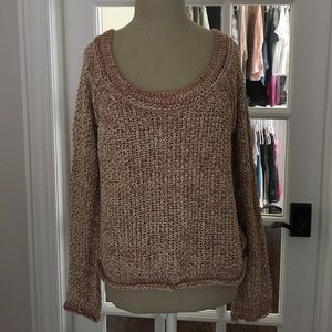 Free People pink sweater