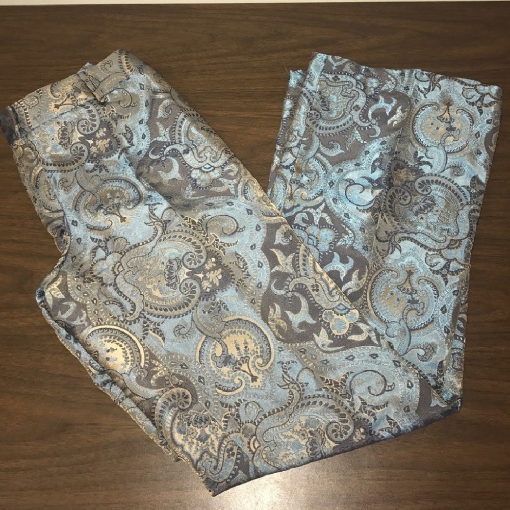 Express Paisley editor pants