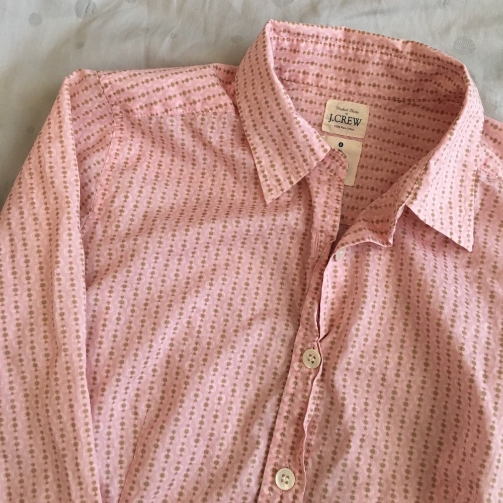 J.Crew • lightweight washed button down shirt