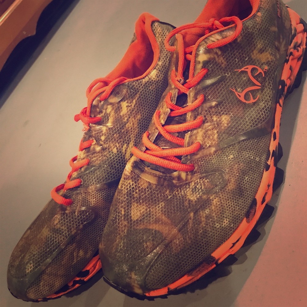 Real tree camo sneakers