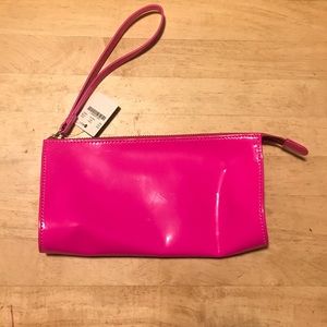 J Crew Hot Pink Wristlet