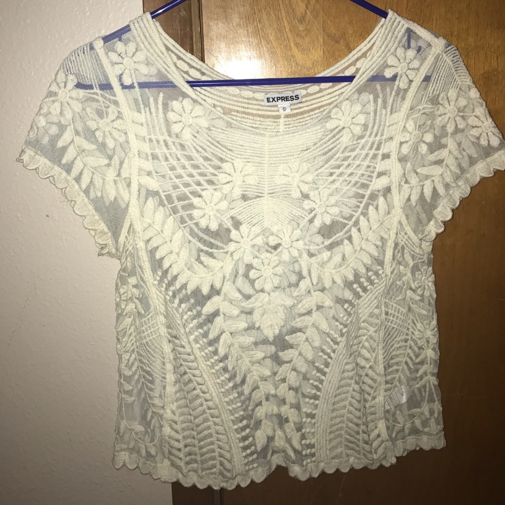Express lacy top