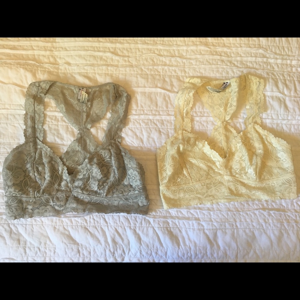 Free People bralettes