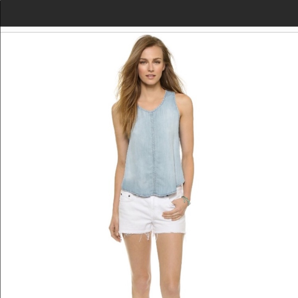 Denim tank top