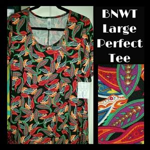 BNWT LuLaRoe Large Perfect Tee CROSS POSTED