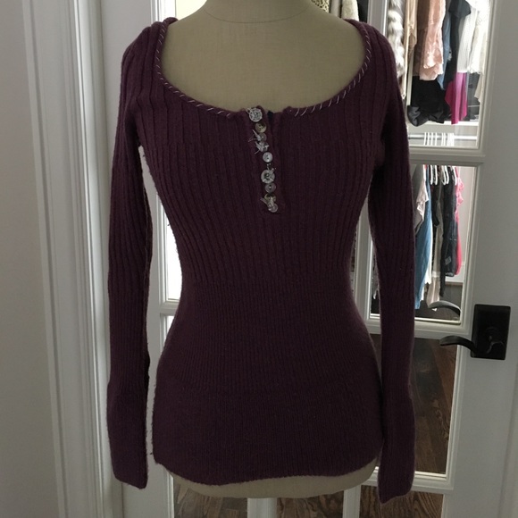 Free People purple sweater - Picture 1 of 2