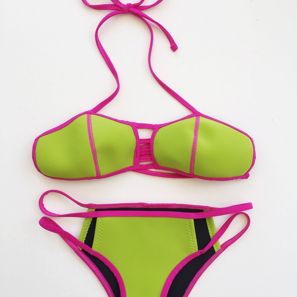 🍉 Watermelon Sugar Neoprene Bikini 💕💚