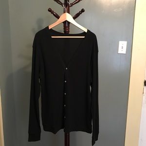 American Apparel Baby Rib Cardigan Unisex