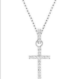 SWAROVSKI CRYSTAL- mini cross pendant necklace