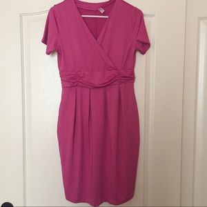 Maternity pink dress