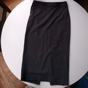 TOPSHOP Slim Black Skirt with Zipper Size 4