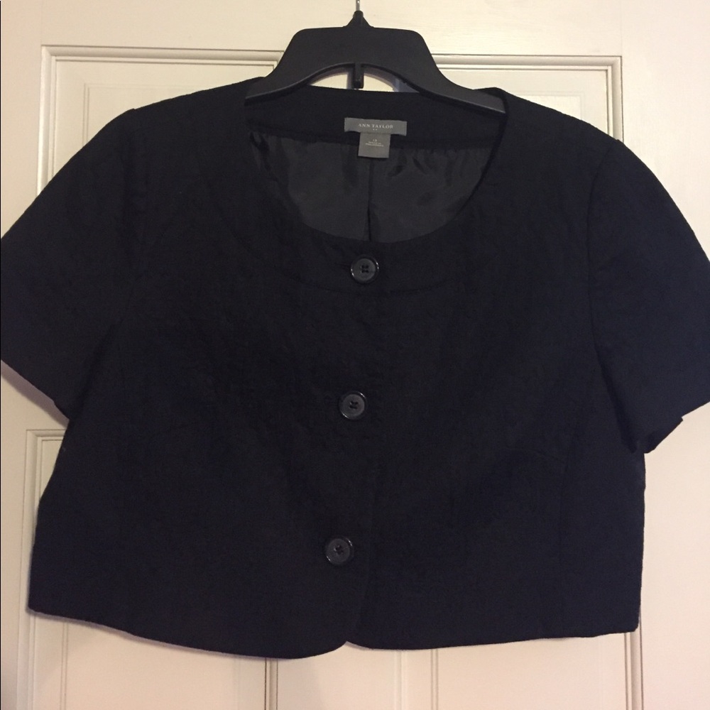 Ann Taylor Cropped Blazer