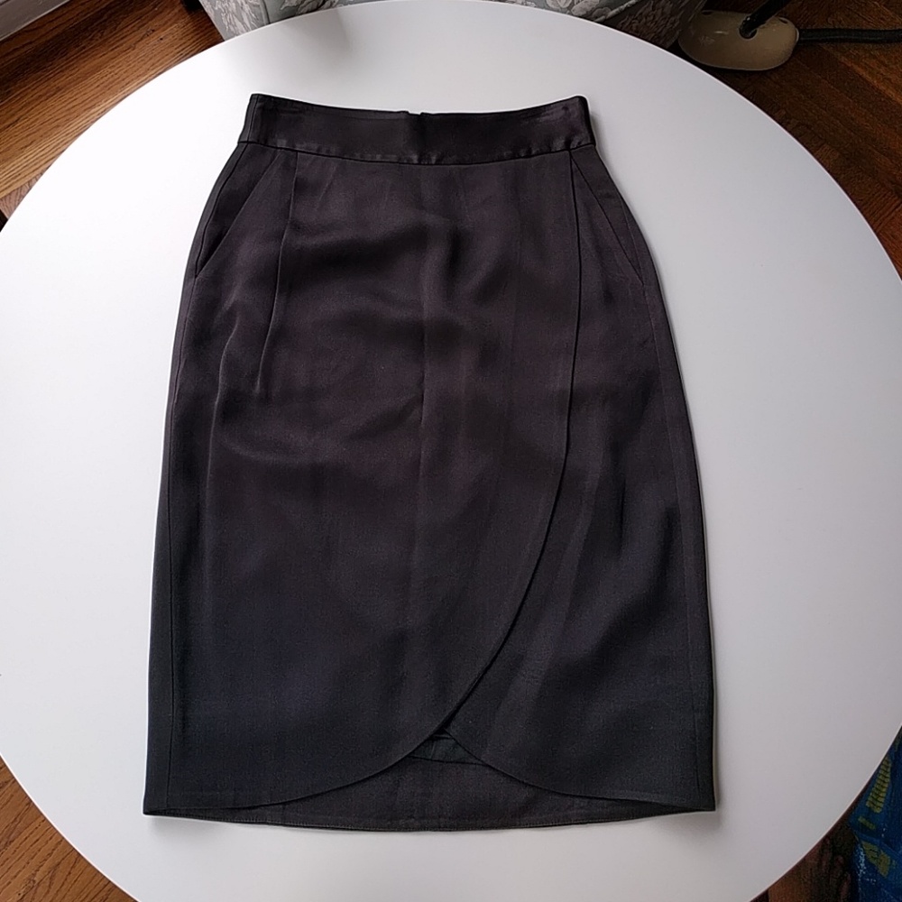 Banana Republic Black Tulip Skirt Size 0