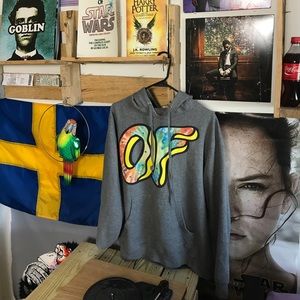 Odd Future Gray & Tie-Dye Hoodie