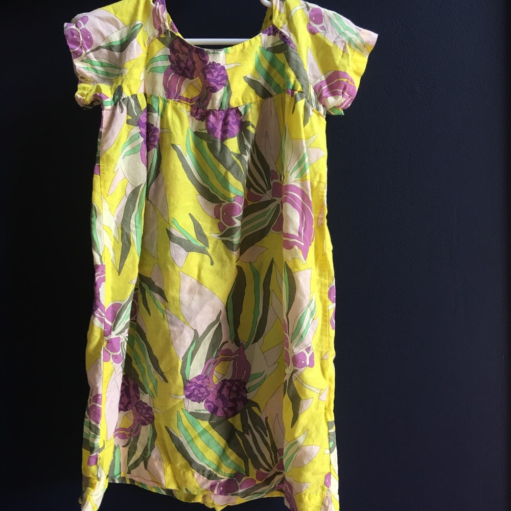 Yellow and Purple Sundress