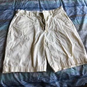Pale yellow shorts