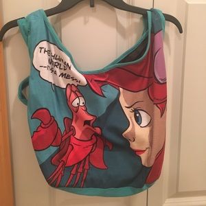 Disney's little mermaid tote bag