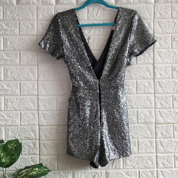 Ocposh30 Nasty Gal Under the disco Romper - Picture 4 of 4