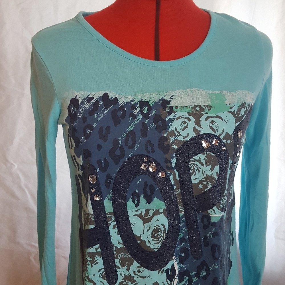 Girls size 16 long-sleeve Justice