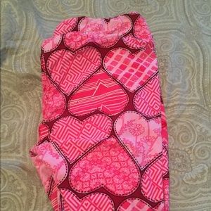 LuLaRoe Valentine's Day leggings