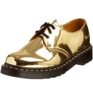 Dr. Martens 1461 Gold Oxfords