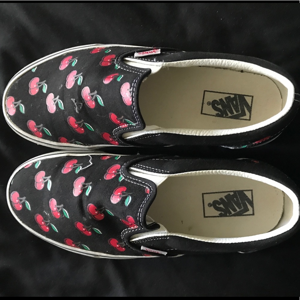 Vans Cherry Classic Slip-On. Size 8.5