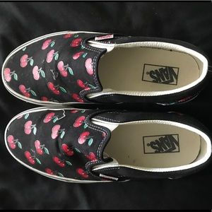 Vans Cherry Classic Slip-On. Size 8.5