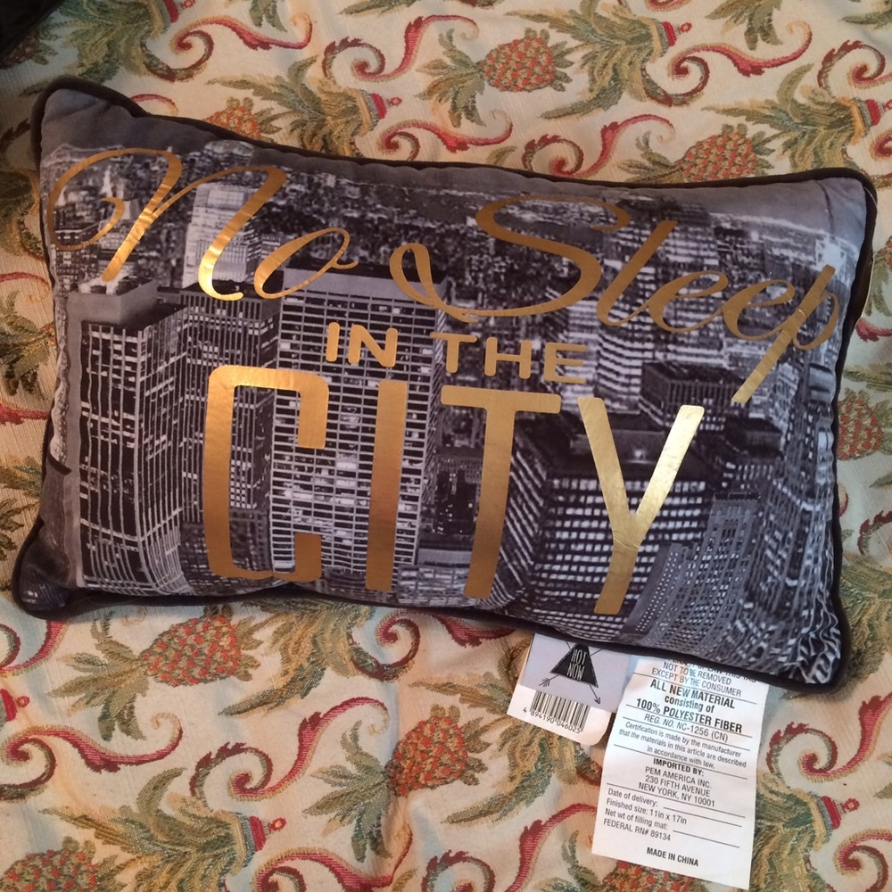 Decorative Throw Pillow City/Paris
