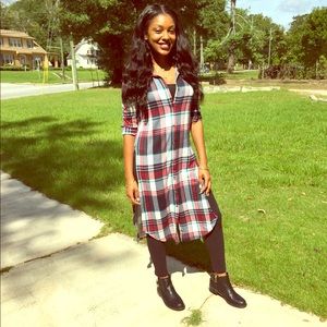 Long Button Up Top
