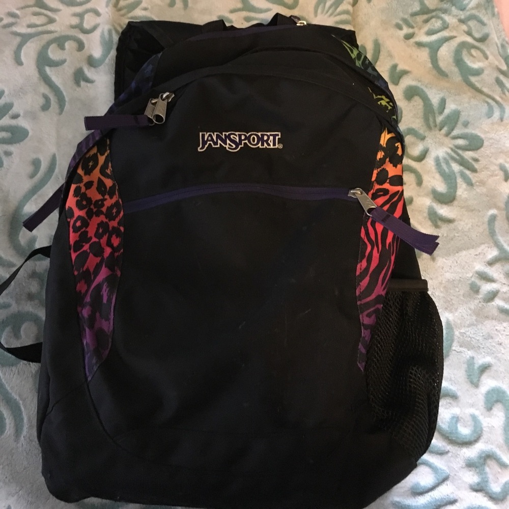 Jansport rainbow leopard backpack