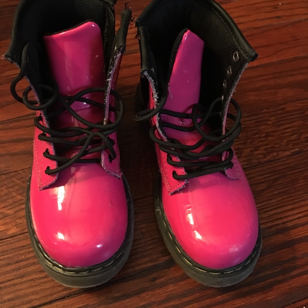 Dr marten girl pink Boots Size 10