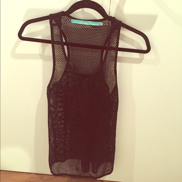 Mesh black tank LF Stores One Size - Picture 1 of 4