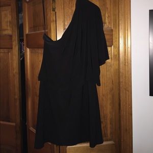 Jessica Simpson one shouldered drape dress
