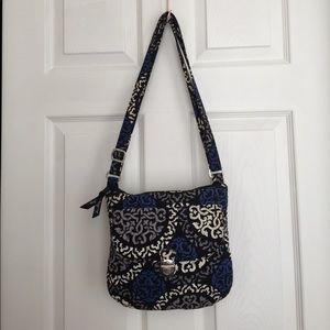 Vera Bradley Crossbody Bag in Canterberry Cobalt