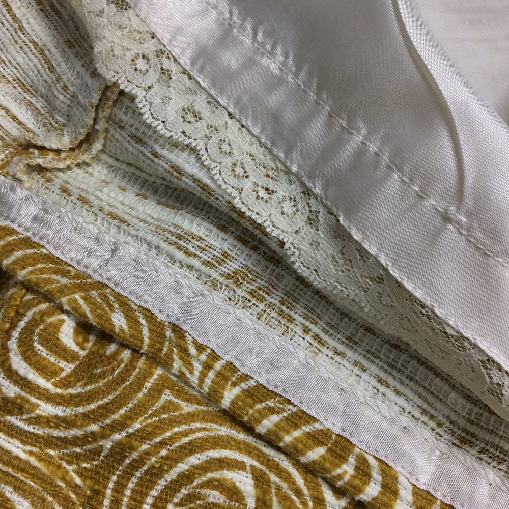 NWT Anthropologie Elevenses Golden Swirl Skirt 4 - Picture 7 of 8