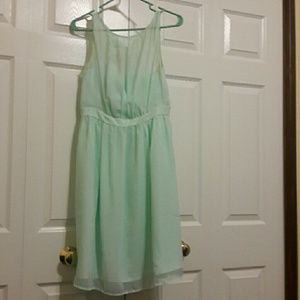 Light mint green dress