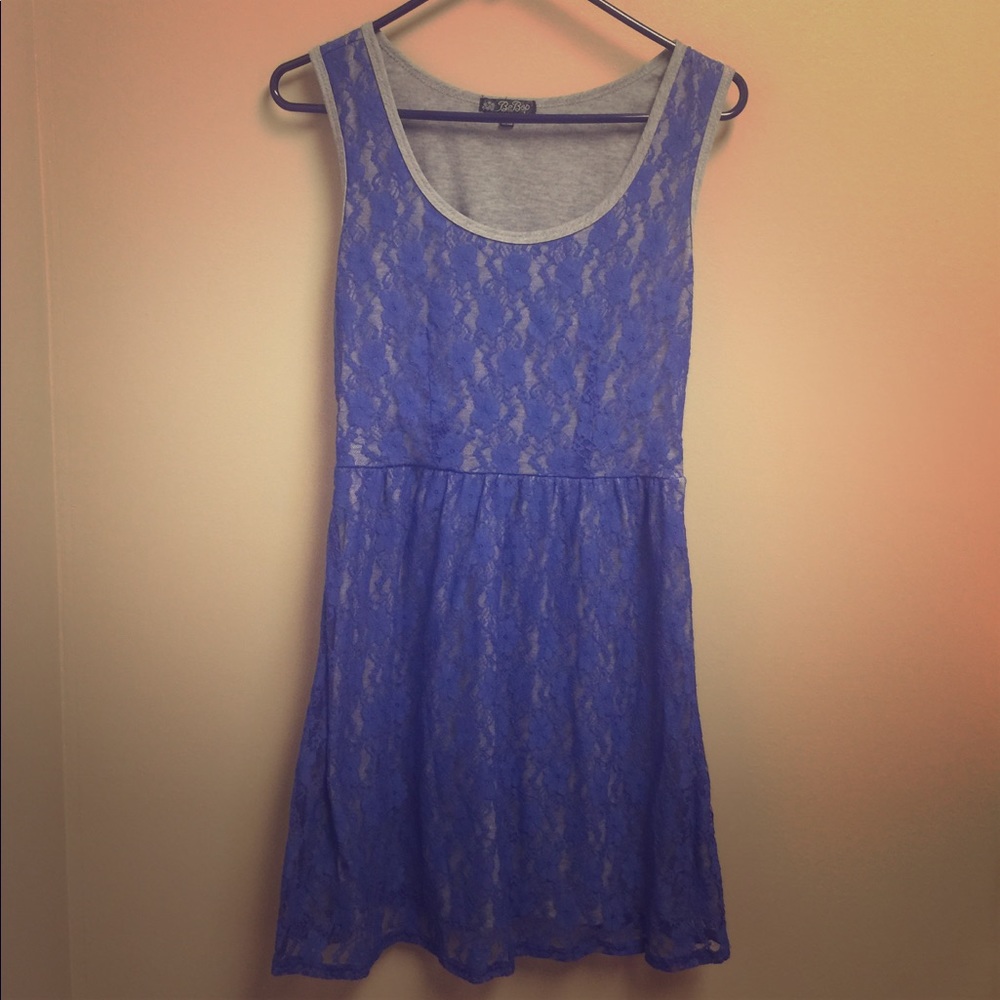 Women's Bebop Blue Lace Dress