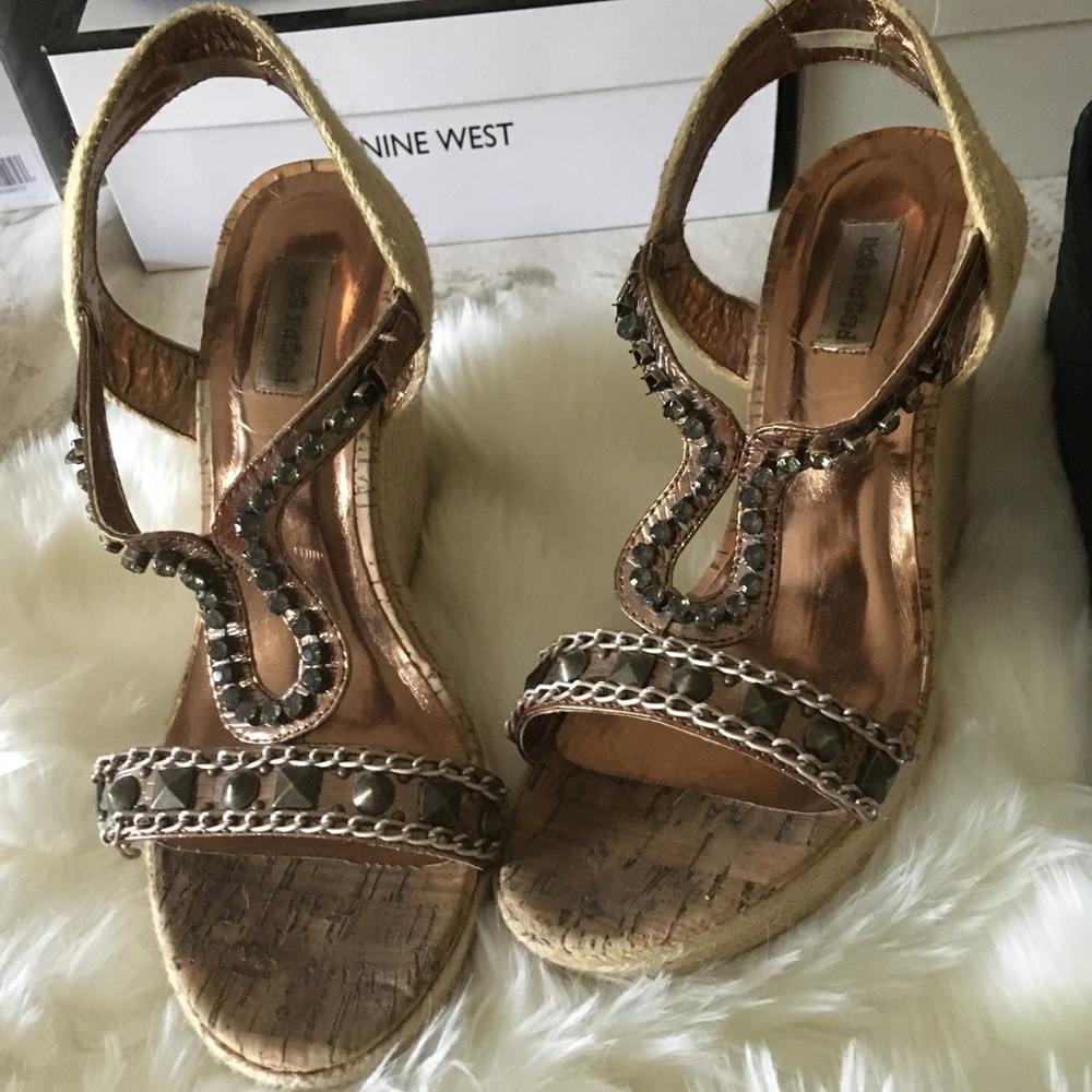 Not Rated copper sandals