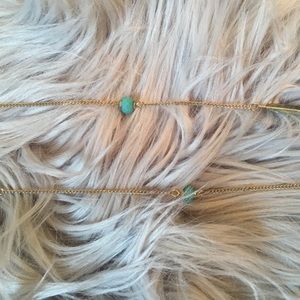 Long feather necklace