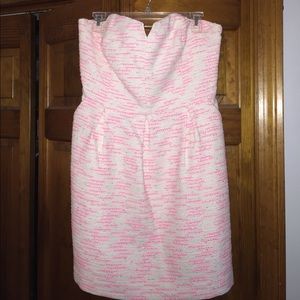 Strapless anthropologie dress