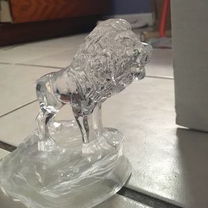 Small lion statue