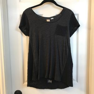 super cute gray t-shirt from anthropologie