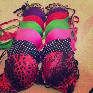 Double push-up bras