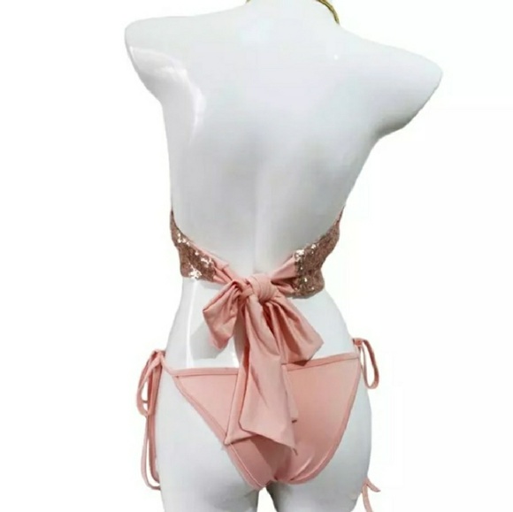 Pink sequin bikini - Picture 4 of 4