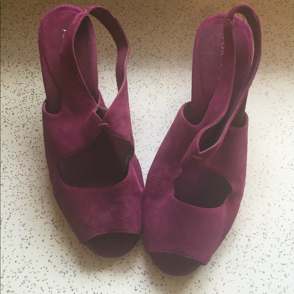 Aerosoles slingback peep-toe heels