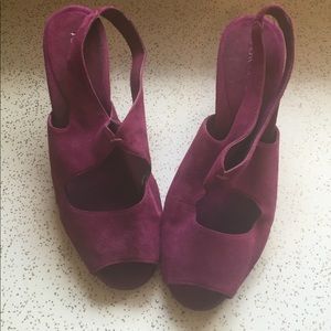 Aerosoles slingback peep-toe heels