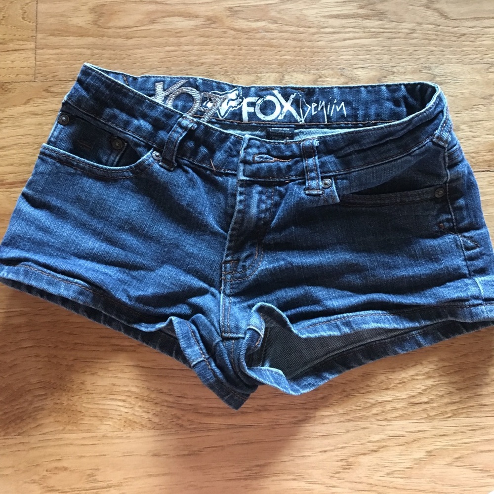 Fox denim Jean shorts size 0