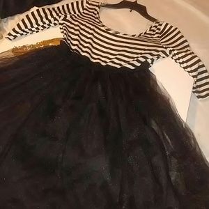 Tulle stripped TuTu dress